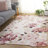 Adabelle Hand Tufted Wool Pile Floral Rug-1681013120