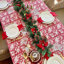 Carmen Red And White Square Tablecloth-1789264852