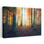 «Autumn in the Woods Abstract Contemporary Forest Landscape», reproduction d'art mural-1137065472