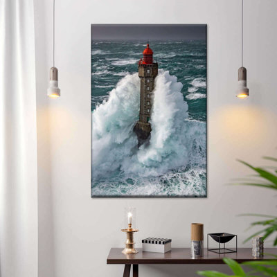 Tempête à la Jument, reproduction sur toile