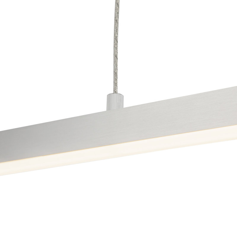 Îlot de cuisine Vega, H 122,5 po x l 45 po x P 1,5 po, Nickel brossé