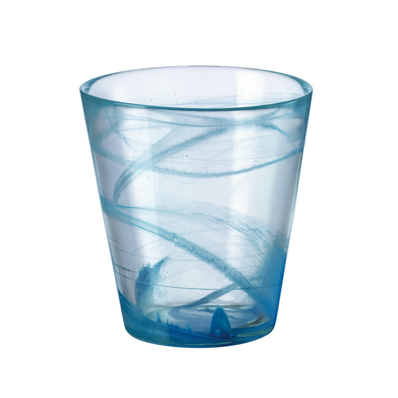 Capri 12.5 oz. Drinking Glasses, Light Blue