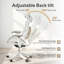 Chaise de bureau ergonomique Nouhaus Kyrix, chaise de bureau grande et haute avec support lombaire et profondeur de siège réglable, chaise d'ordinateur à haut dossier, chaises en filet pivotantes avec roulettes pour bureau personnel, gris-120466835