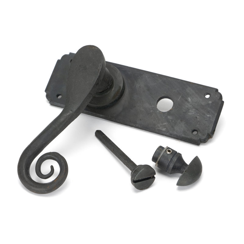 Monkeytail Double Dummy Door Handle, Beeswax