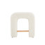 Ensemble de 2 tabourets 24 ", chaises de salle à manger pour îlot de cuisine, crème-1303155160