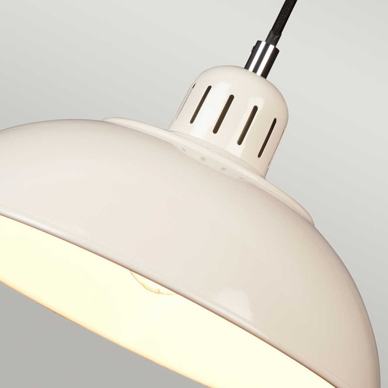 Rona 1 - Light Dome Pendant, Cream