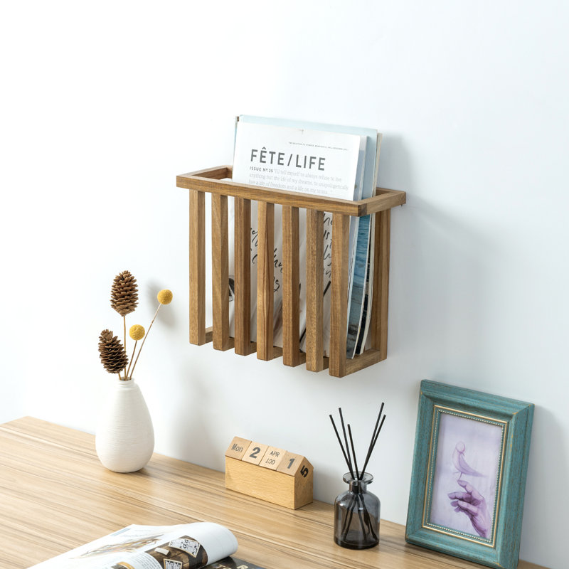Wall Mounted Magazine Rack