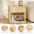 Night Stand Fluted Nightstand With Drawers, Wood Bedside Table With Storage, Farmhouse Bed Side Table For Bedroom, Sofa End Tables Living Room	-1666484353
