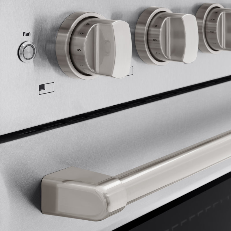 ZLINE Autograph 36 in. Paramount Induction Range with 5 Element Cooktop & Champagne Bronze Accents, Champagne Bronze