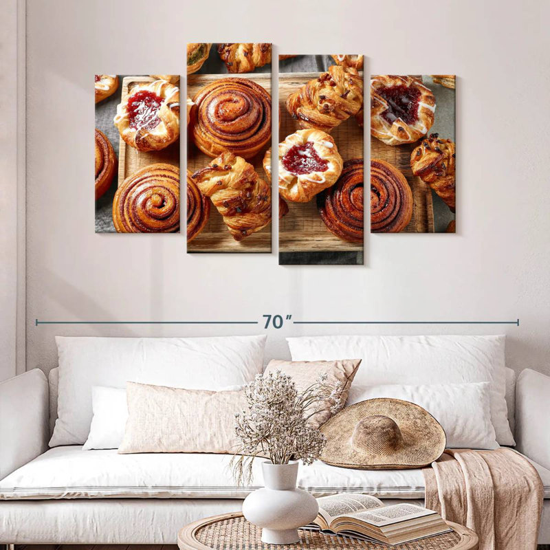 Yarlin Danish Baked Goods, 32" H x 52" W