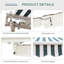 Tucker Garden Patio Manual Awning Retractable-41427777-94104174