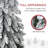 Prelit Pencil Artificial Christmas Tree-1832635000