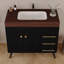 Meuble-lavabo sur pied 36 po avec lavabo en céramique et plateau en faux marbre 36 po-132915429-132915431