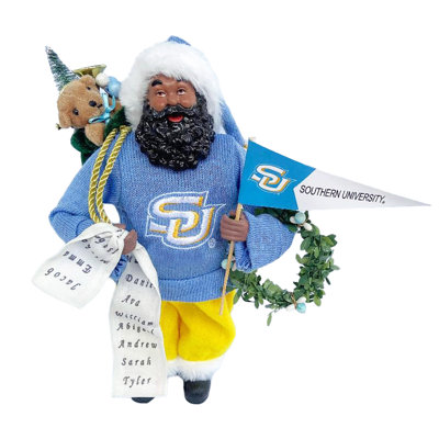 NCAA 12" College Spirit Proud Santa