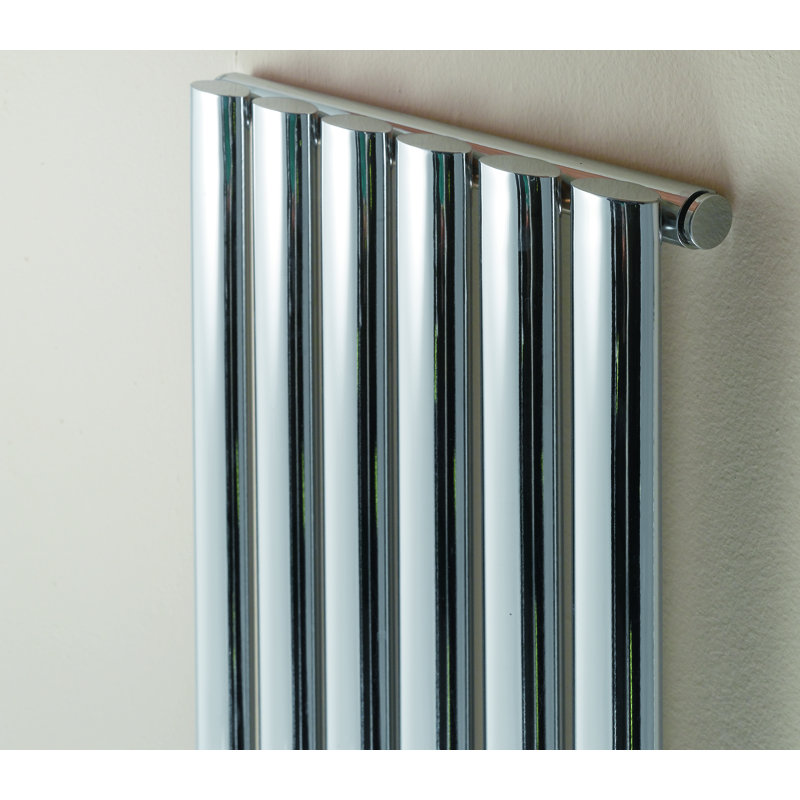 Karli Vertical Oval Panel Radiators, 180cm H x 35.7cm W x 5.7cm D