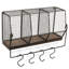 Wall Organiser with Wall Baskets/Key Hooks