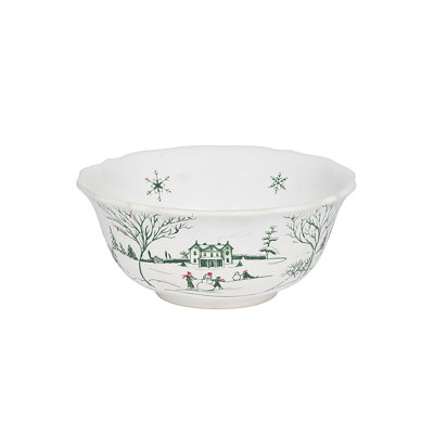 Country Estate Winter Frolic Cereal/Ice Cream Bowl