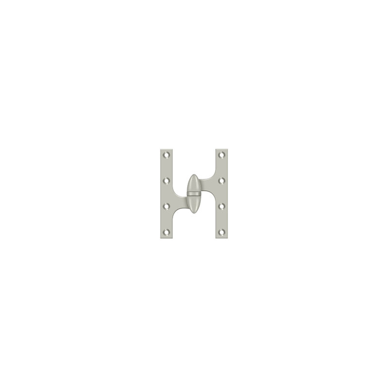 Hinge, Brushed Nickel, Left Hand