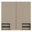 Tasharra 4 Door Manufactured Wood Wardrobe