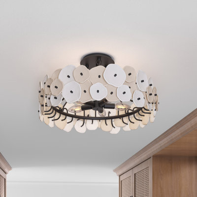 Ravelin 22" 5-Light Semi-Flush Mount