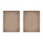 2 toiles abstraites, très décorées de paillettes et de pierres, peintes à la main, l 22 x H 28, art mural intérieur, détails,