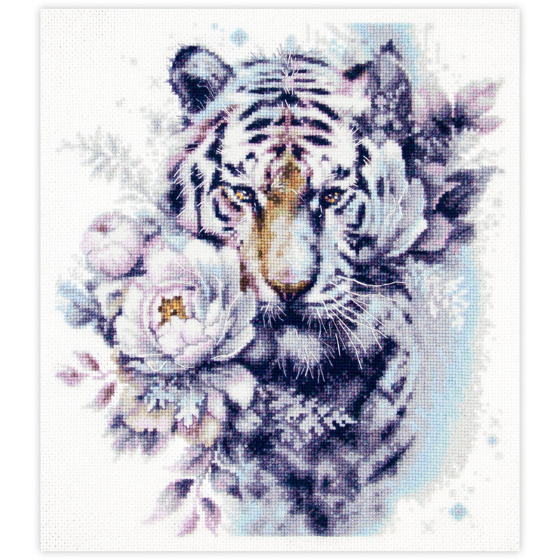 The White Tiger Counted Cross Stitch Kit by Magic Needle 70-14