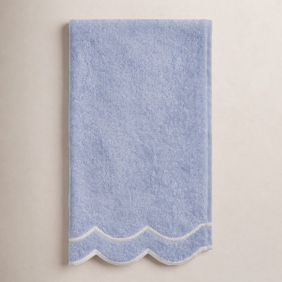 Peri Home Scallop Cotton Hand Towel
