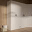 Tariah Modern wardrobe 4 doors and 2 drawers, clothing rail and shelves, engineered wood, white, 177.5 cm W x 210.5 cm H x 54.2 cm D