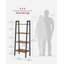 Galilea 137.5cm H x 56cm W Steel Ladder Bookcase-33746905