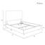Lit tapissier standard en coton Marquise-1264077285-1264076814