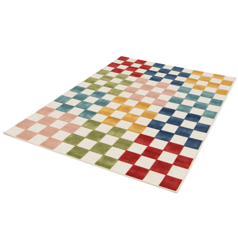 Masumeh Geometric Indoor / Outdoor Area Rug, Rectangle 120 x 170cm