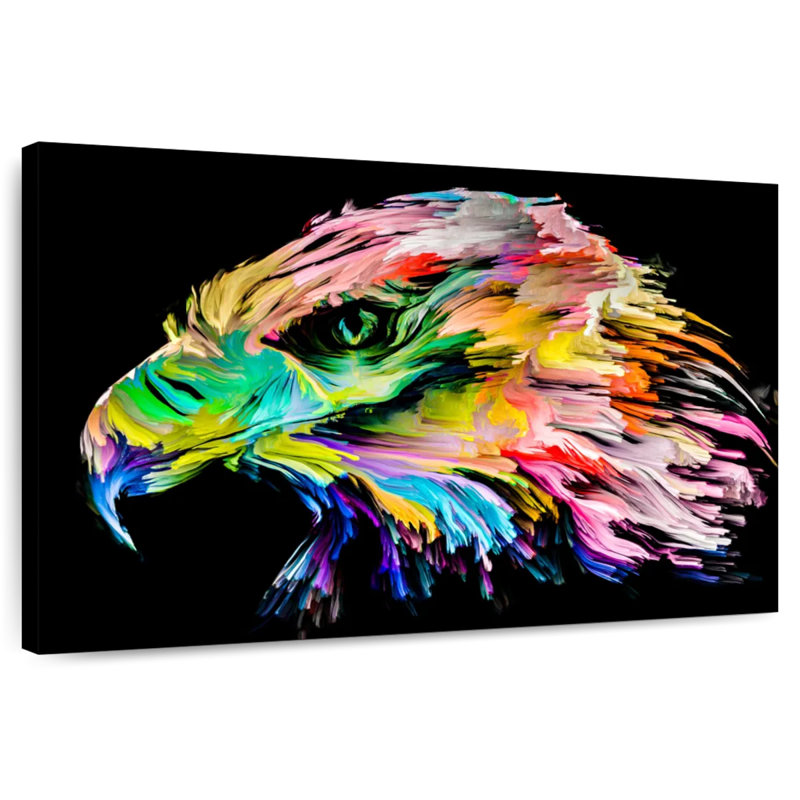 Brampt Colorful Eagle, 8" H x 12" W