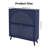 16 Pair Shoe Cabinet With 2 Flip Drawers And Adjustable Shelves, Freestanding Shoe Storage Organizers With Fluted Arched Pattern-1416782839