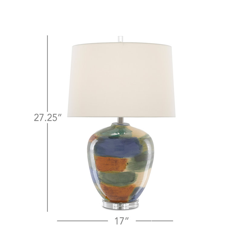 Lampe de table multicolore 27,25 po Rainbow