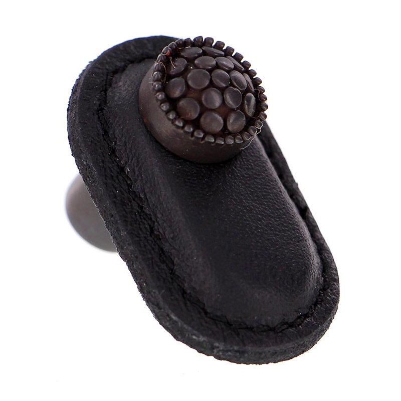 Tiziano Novelty Knob, Vintage Pewter, Black