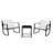 Ruthee 3 Piece Rattan Seating Group with Cushions