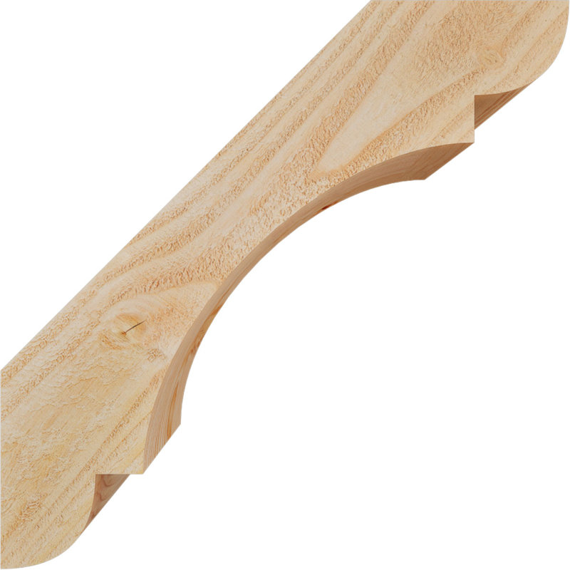 Attelle de genou olympique, Sapin de Douglas, H 18 po x l 6 po x P 18 po, Sciage brut