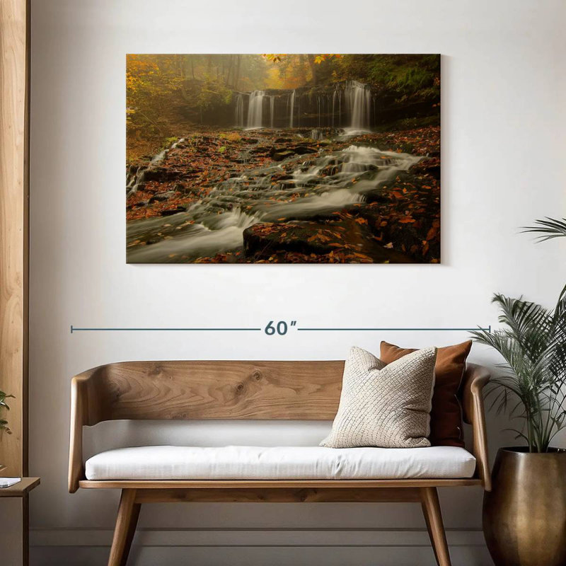 Cascade d'automne Kerrick Mystic, H 30 po x l 45 po