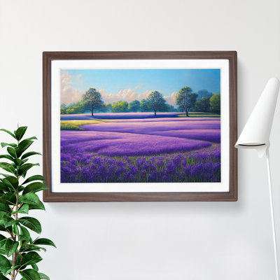 Exciting Bluebell Field - Framed Print