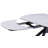 Contemporary Ceramic Top Dining Table W/ 2 Motion Extension
