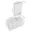 Ensemble de meuble-lavabo autoportant 48 "Cube