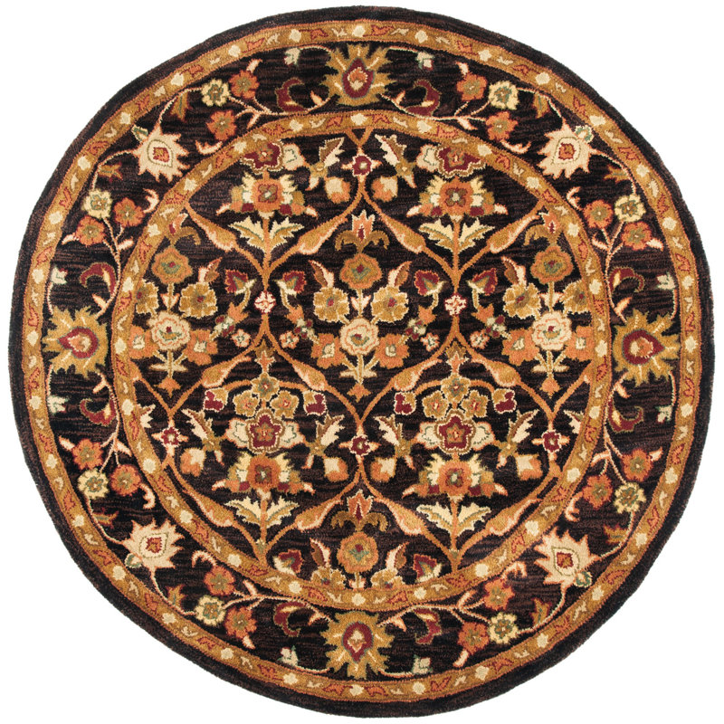 Dunbar Hand Tufted Wool Oriental Rug, Round 6'