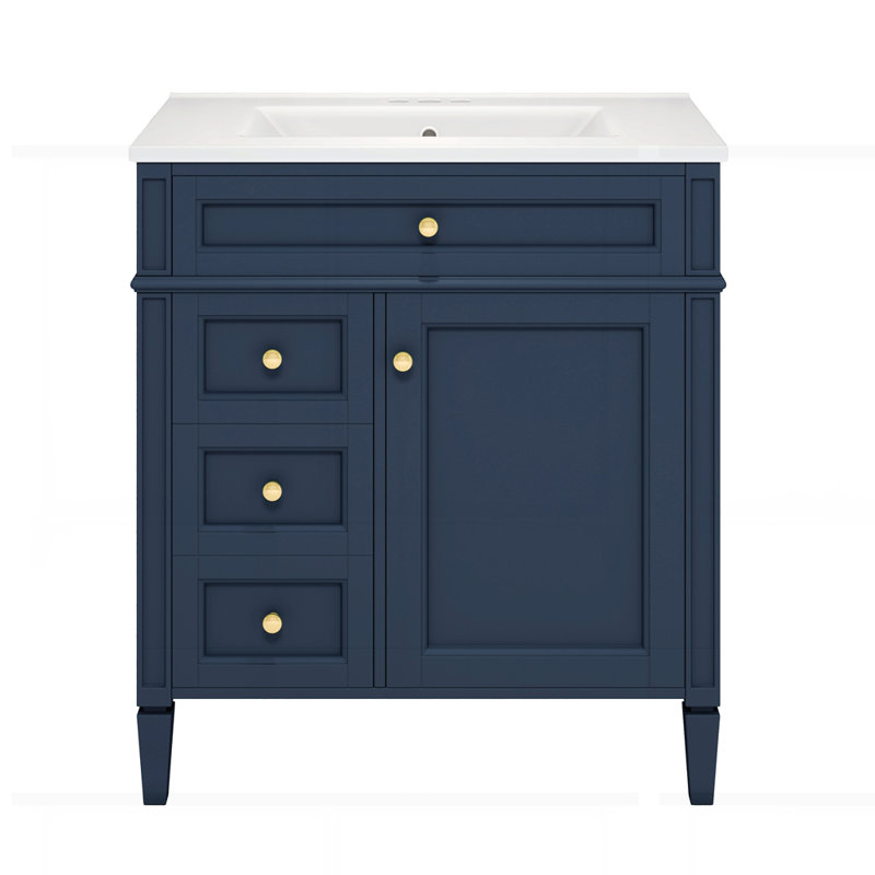 Meuble-lavabo de 30 po avec lavabo supérieur