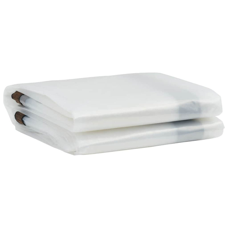  Clear Tarpaulin With Eyelets 9.8X16.4' Polyethylene, Brown