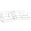 Canapé modulaire large et profond à housse en U avec housse, canapé 4 places avec bordures françaises, plusieurs grands coussins, canapé moelleux à siège profond et moelleux pour salon, appartement, tissu chenille-512902056-512902058