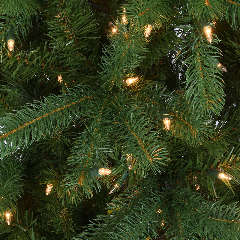 Slender Green Realistic Artificial Fir Christmas Tree, 6.5'