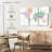 Keiri Labeled Pastel World Map-108167684