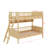 Twin Size Bunk Bed With Shelves,Ladder Can Be Changed Left Or Right-378148248