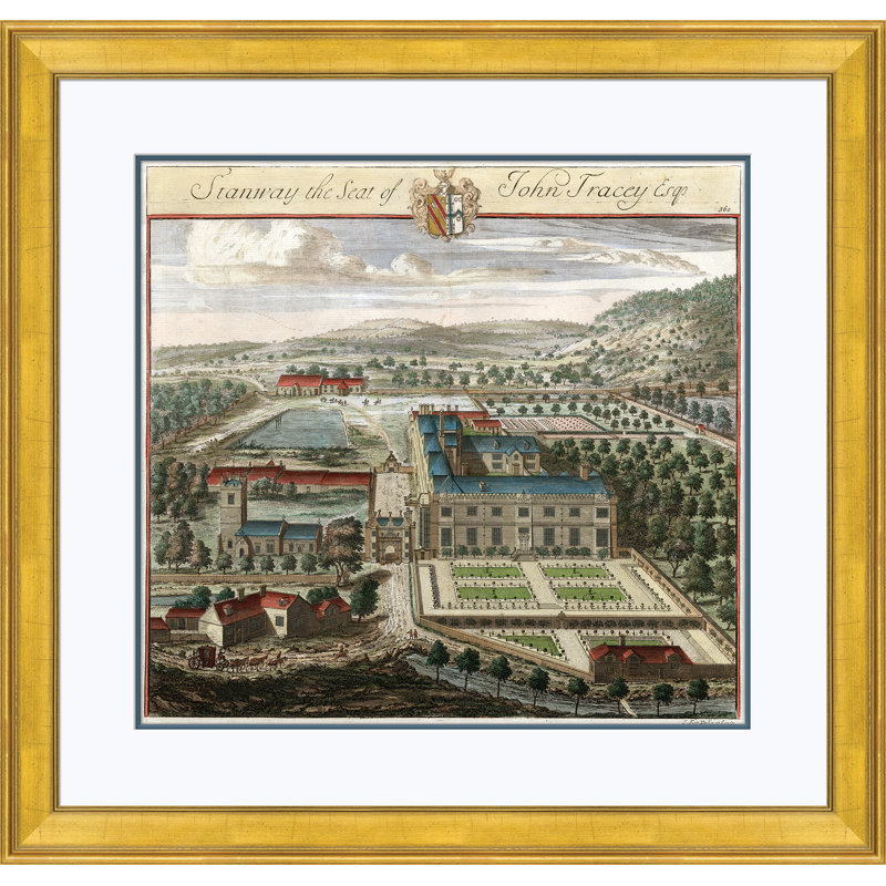 La vue de Kip de la Grande-Bretagne 2 pi - Peinture encadrée sur papier
