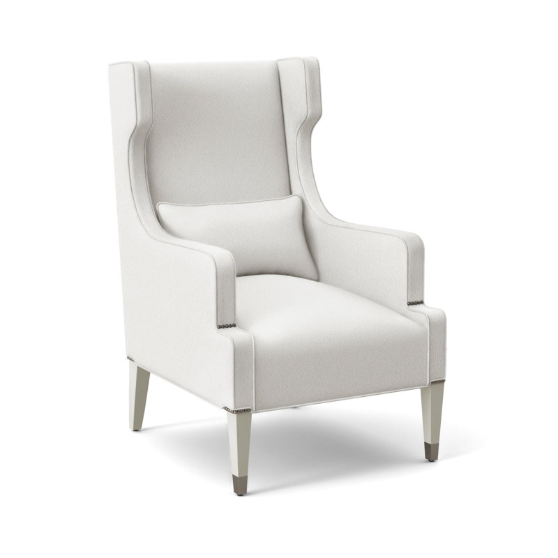 Fauteuil à oreilles 31 "Thom Filicia Home James Street, Kennelly Snow, Wrenn